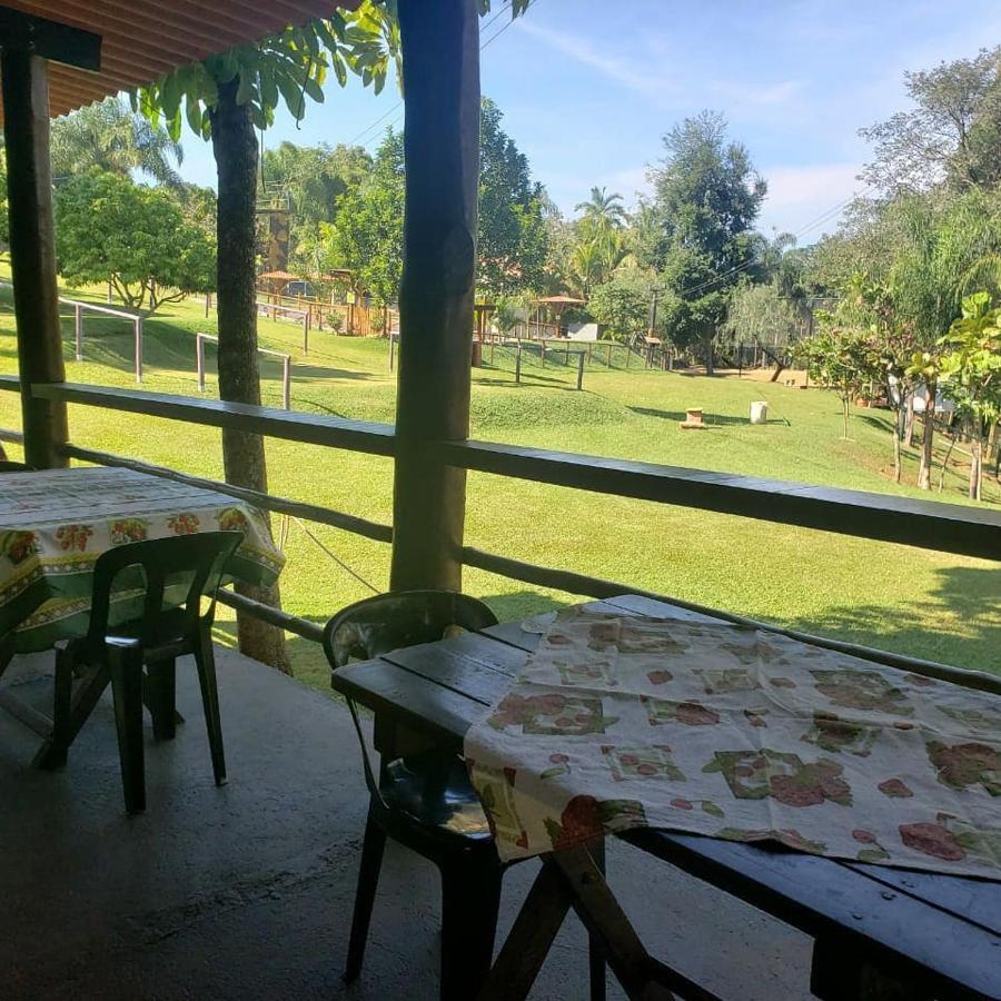 Cabana Hostel Sobrado Ecopark Águas de São Pedro Bagian luar foto