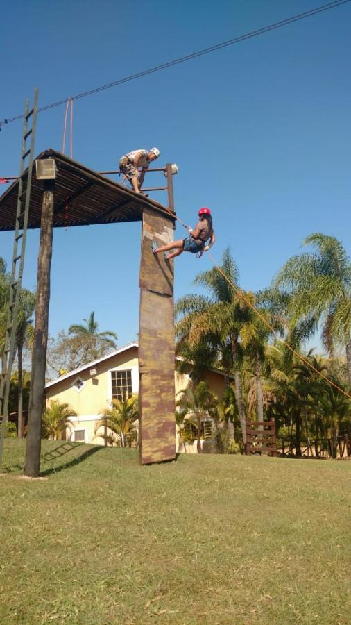Cabana Hostel Sobrado Ecopark Águas de São Pedro Bagian luar foto